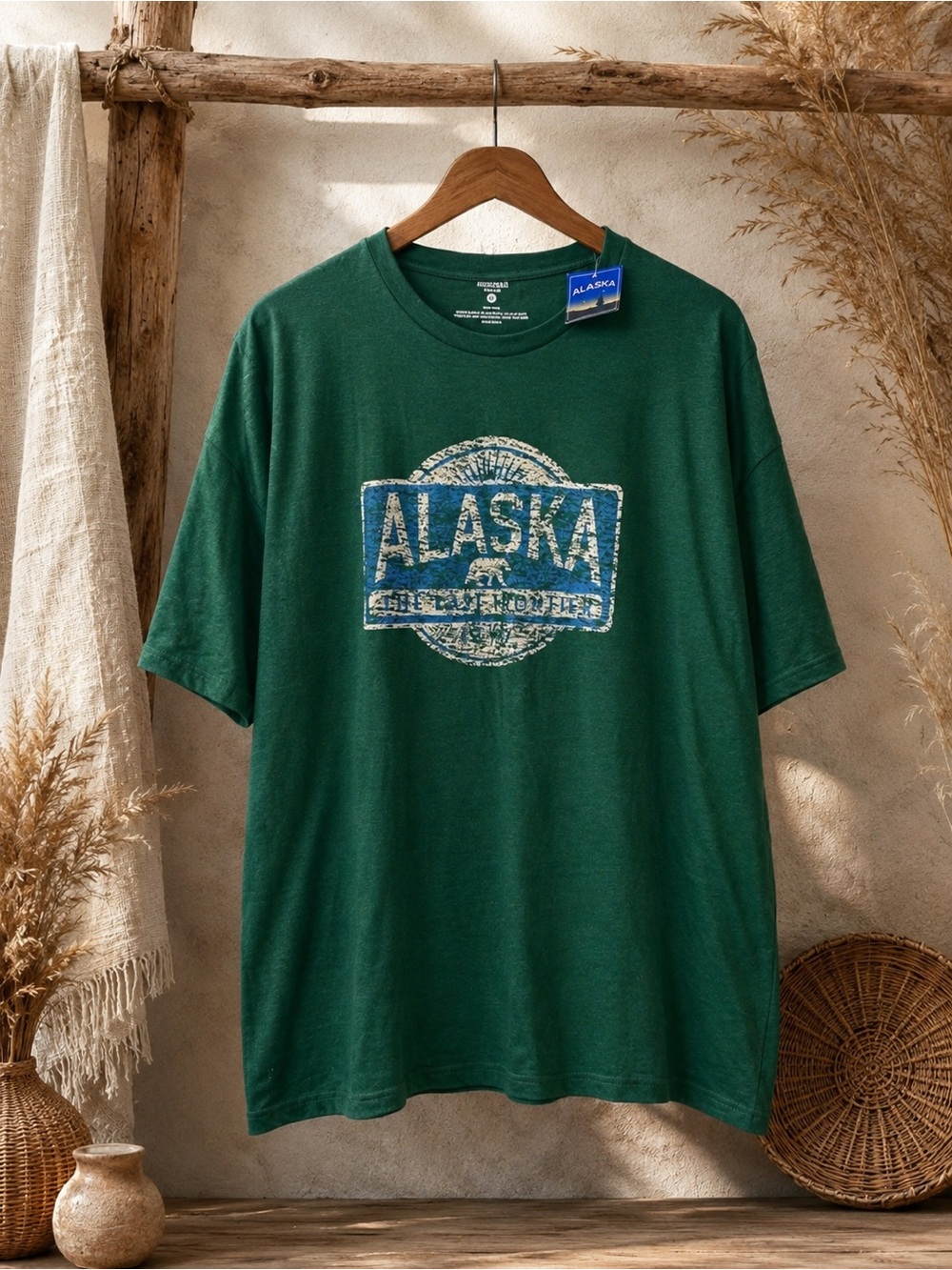 Alaska The Last‎ Frontier Men’s XXL Tee Shirt New Impact Merchandise